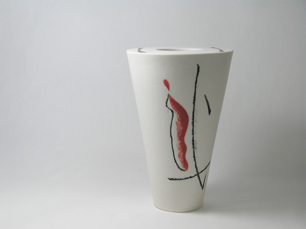 WOMAN & CALLIGRAPHY | Story Vase Ceramic Vase
