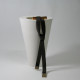 Dandys Tie Ceramic Vase By Yoonki thumbnail