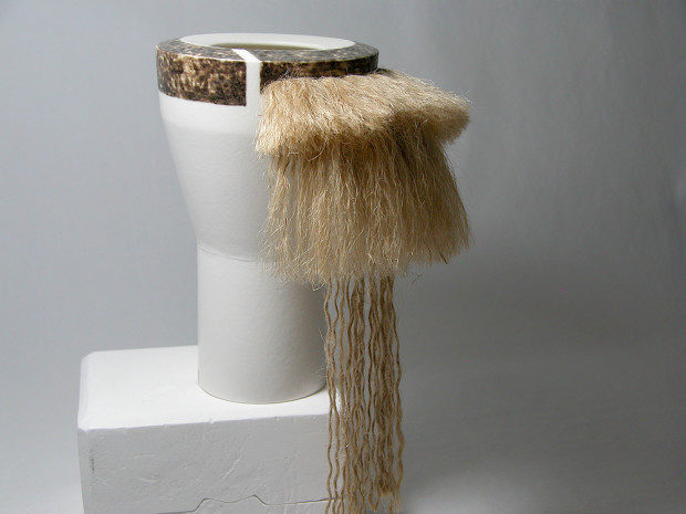 STEPPED HAIR | Material Vase Ceramic Vase